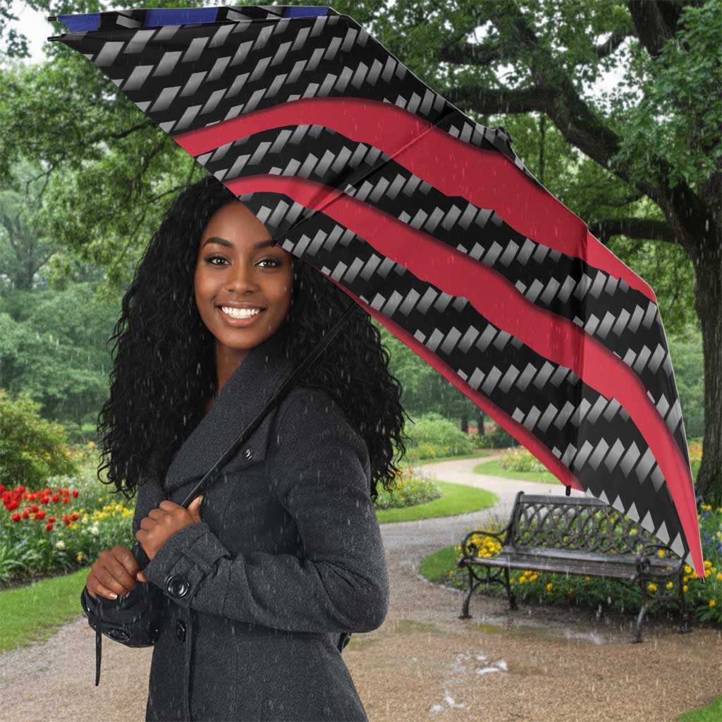 Black Haitians Beast Umbrella Ripped Flag Graphic