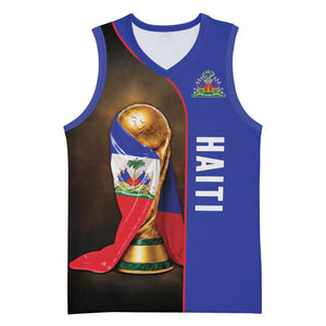 Personalized Afro Haiti Football 2026 Basketball Jersey Trophy Flag Pride Art