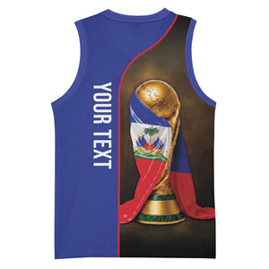Personalized Afro Haiti Football 2026 Basketball Jersey Trophy Flag Pride Art