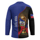 Personalized Afro Haiti Football 2026 Hockey Jersey Trophy Flag Pride Art
