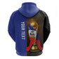 Personalized Afro Haiti Football 2026 Hoodie Trophy Flag Pride Art