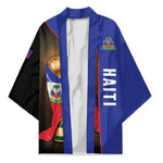 Personalized Afro Haiti Football 2026 Kimono Trophy Flag Pride Art