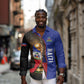 Personalized Afro Haiti Football 2026 Long Sleeve Button Shirt Trophy Flag Pride Art