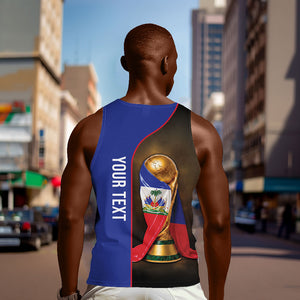 Personalized Afro Haiti Football 2026 Men Tank Top Trophy Flag Pride Art