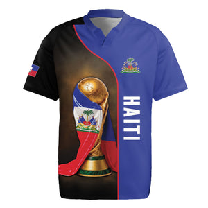 Personalized Afro Haiti Football 2026 Rugby Jersey Trophy Flag Pride Art