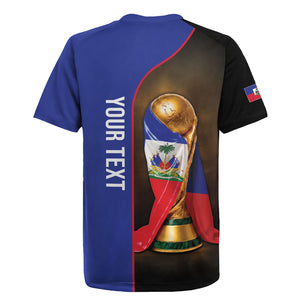 Personalized Afro Haiti Football 2026 Rugby Jersey Trophy Flag Pride Art