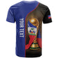 Personalized Afro Haiti Football 2026 T shirt Trophy Flag Pride Art