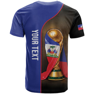 Personalized Afro Haiti Football 2026 T shirt Trophy Flag Pride Art