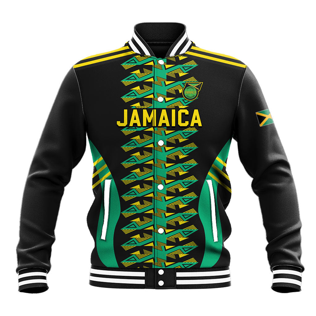 Custom Afro-Jamaicans Football Baseball Jacket Reggae Boyz Tribal Glory