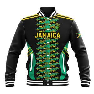 Custom Afro-Jamaicans Football Baseball Jacket Reggae Boyz Tribal Glory
