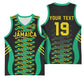 Custom Afro-Jamaicans Football Basketball Jersey Reggae Boyz Tribal Glory