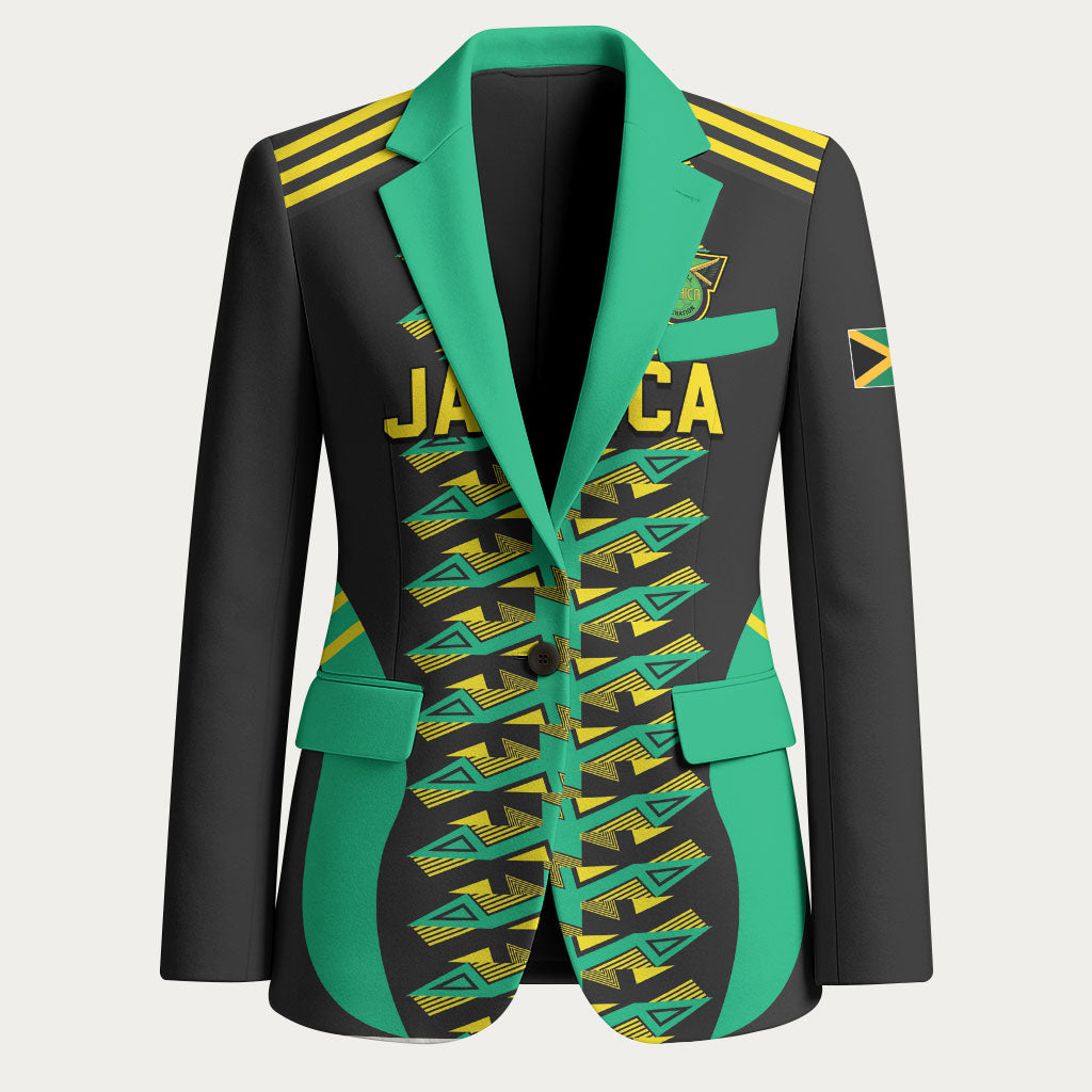 Custom Afro-Jamaicans Football Blazer Reggae Boyz Tribal Glory
