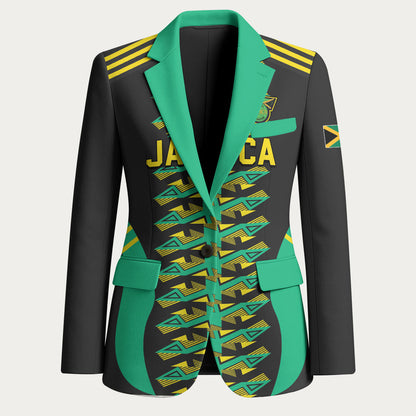 Custom Afro-Jamaicans Football Blazer Reggae Boyz Tribal Glory