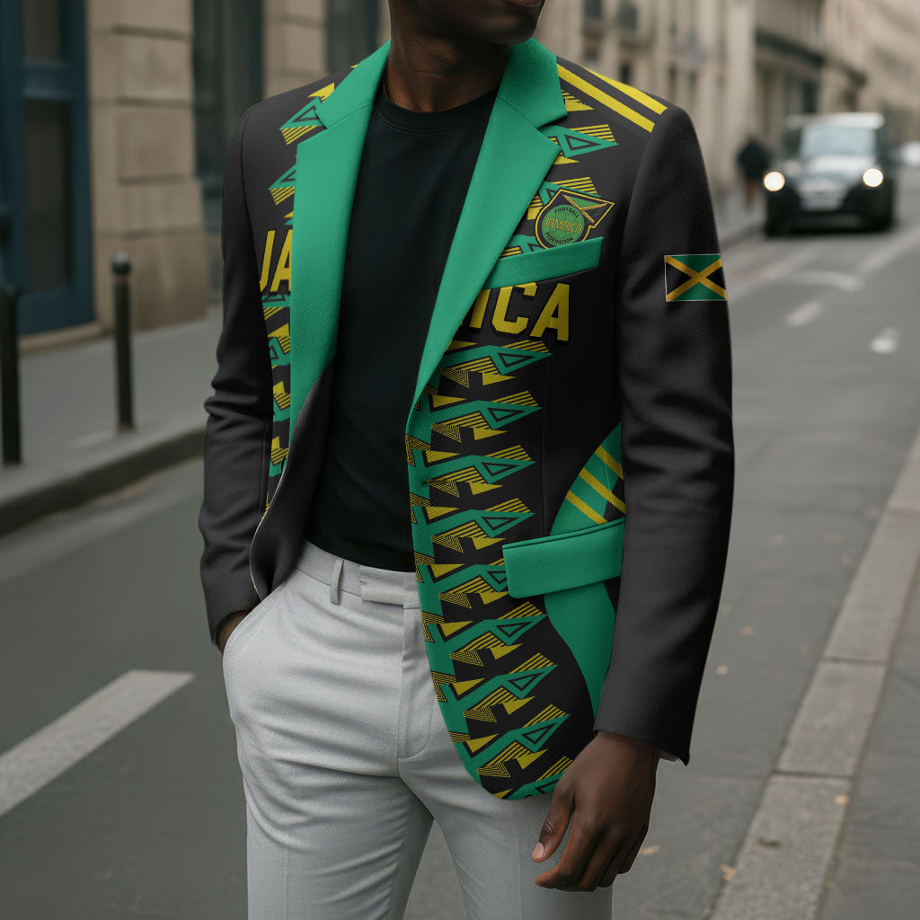 Custom Afro-Jamaicans Football Blazer Reggae Boyz Tribal Glory