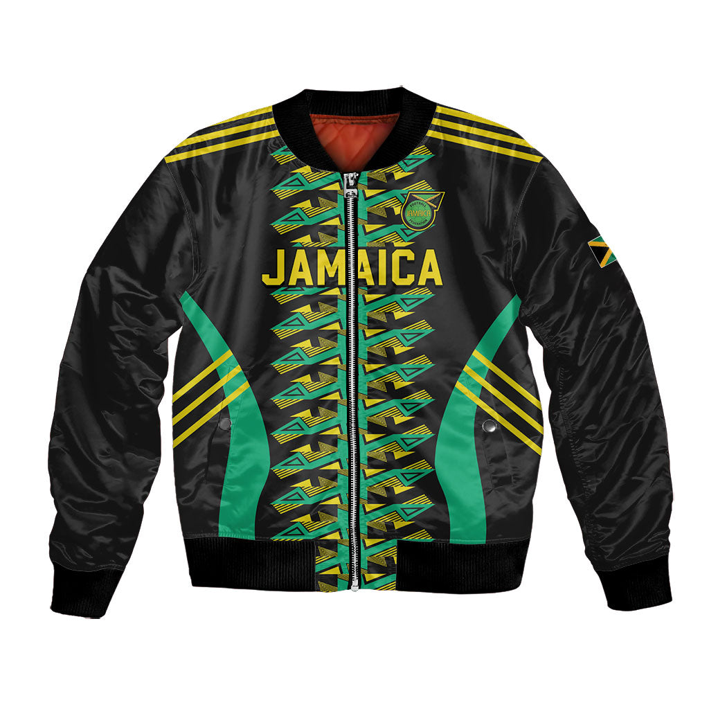 Custom Afro-Jamaicans Football Bomber Jacket Reggae Boyz Tribal Glory