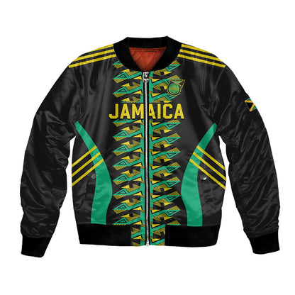 Custom Afro-Jamaicans Football Bomber Jacket Reggae Boyz Tribal Glory