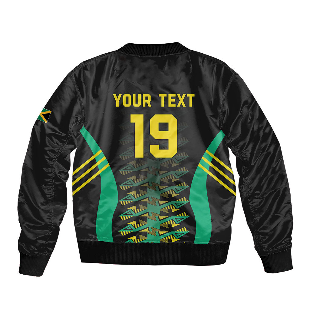 Custom Afro-Jamaicans Football Bomber Jacket Reggae Boyz Tribal Glory