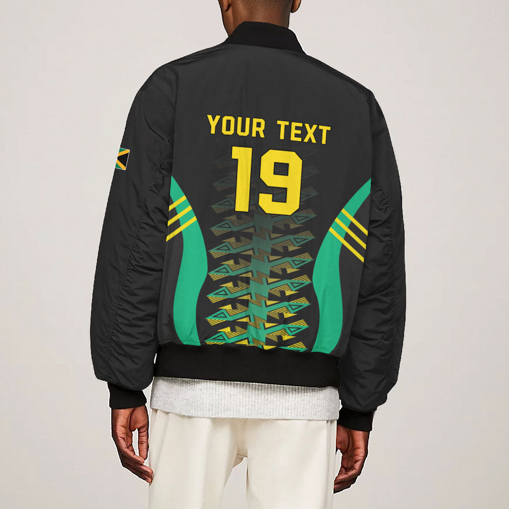 Custom Afro-Jamaicans Football Bomber Jacket Reggae Boyz Tribal Glory