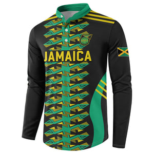 Custom Afro-Jamaicans Football Button Sweatshirt Reggae Boyz Tribal Glory