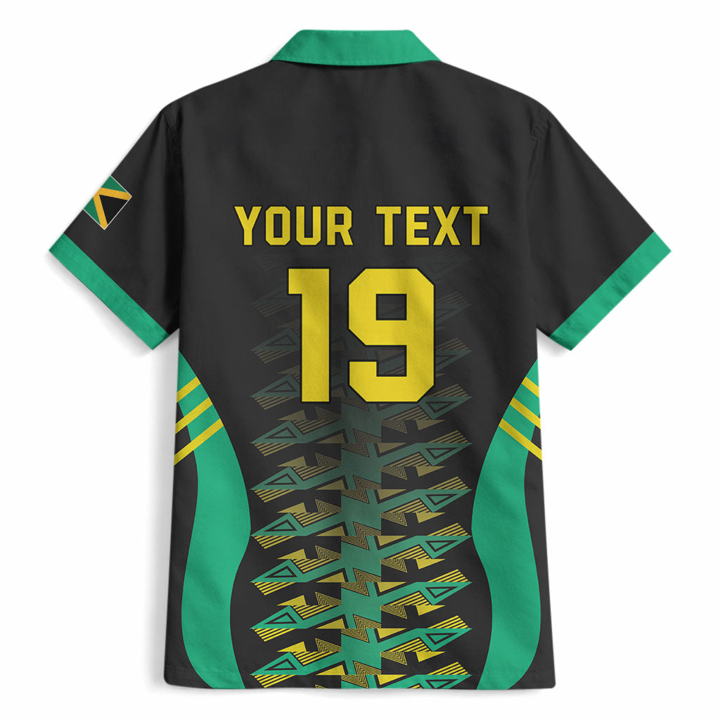 Custom Afro-Jamaicans Football Hawaiian Shirt Reggae Boyz Tribal Glory