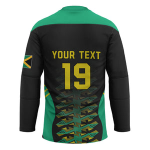 Custom Afro-Jamaicans Football Hockey Jersey Reggae Boyz Tribal Glory