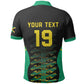 Custom Afro-Jamaicans Football Polo Shirt Reggae Boyz Tribal Glory