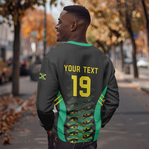 Custom Afro-Jamaicans Football Sweatshirt Reggae Boyz Tribal Glory
