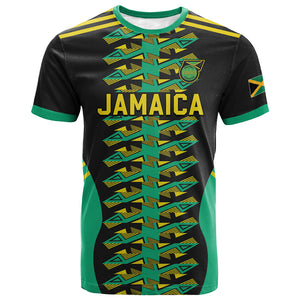 Custom Afro-Jamaicans Football T shirt Reggae Boyz Tribal Glory