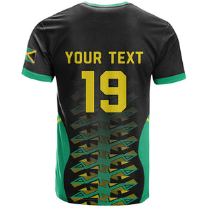 Custom Afro-Jamaicans Football T shirt Reggae Boyz Tribal Glory