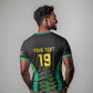 Custom Afro-Jamaicans Football T shirt Reggae Boyz Tribal Glory