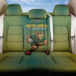 South Africa Rugby Back Car Seat Cover Go Springboks Mascot Champion
