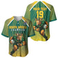 Custom South Africa Rugby Baseball Jersey Go Springboks Mascot Champion