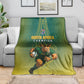 South Africa Rugby Blanket Go Springboks Mascot Champion