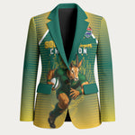 Custom South Africa Rugby Blazer Go Springboks Mascot Champion