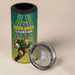 Custom South Africa Rugby 4 in 1 Can Cooler Tumbler Go Springboks Mascot Champion