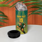 Custom South Africa Rugby 4 in 1 Can Cooler Tumbler Go Springboks Mascot Champion