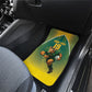 Custom South Africa Rugby Car Mats Go Springboks Mascot Champion
