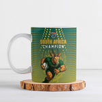 Custom South Africa Rugby Ceramic Mug Go Springboks Mascot Champion
