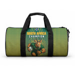 South Africa Rugby Duffle Bag Go Springboks Mascot Champion