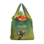 South Africa Rugby Grocery Bag Go Springboks Mascot Champion