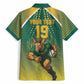 Custom South Africa Rugby Hawaiian Shirt Go Springboks Mascot Champion