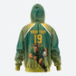 Custom South Africa Rugby Hoodie Go Springboks Mascot Champion
