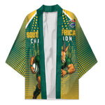 Custom South Africa Rugby Kimono Go Springboks Mascot Champion
