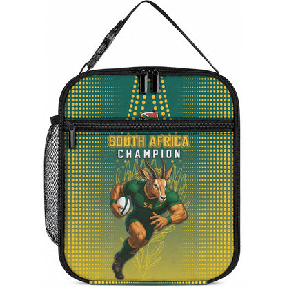 South Africa Rugby Lunch Bag Go Springboks Mascot Champion