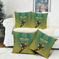 South Africa Rugby Pillow Cover Go Springboks Mascot Champion