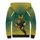 Custom South Africa Rugby Sherpa Hoodie Go Springboks Mascot Champion