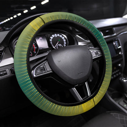 South Africa Rugby Steering Wheel Cover Go Springboks Mascot Champion