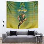 South Africa Rugby Tapestry Go Springboks Mascot Champion