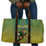 South Africa Rugby Travel Bag Go Springboks Mascot Champion