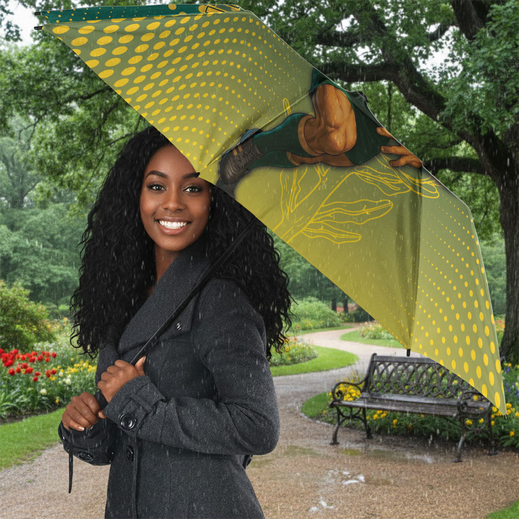 South Africa Rugby Umbrella Go Springboks Mascot Champion